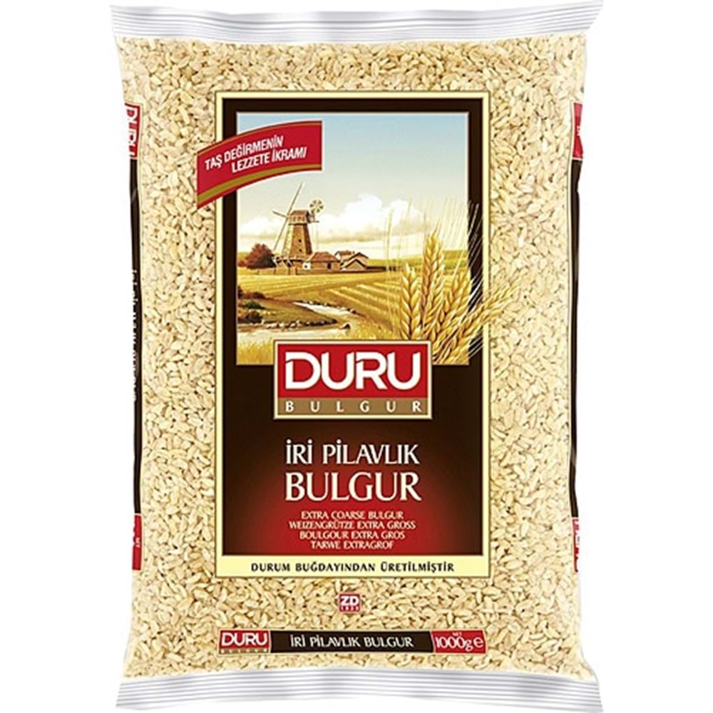 DURU İRİ PİLAVLIK BULGUR 1 KG