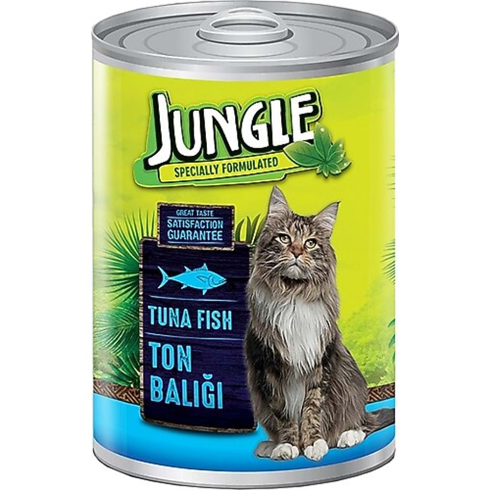 JUNGLE TON BALIKLI KEDİ KONSERVESİ 415GR