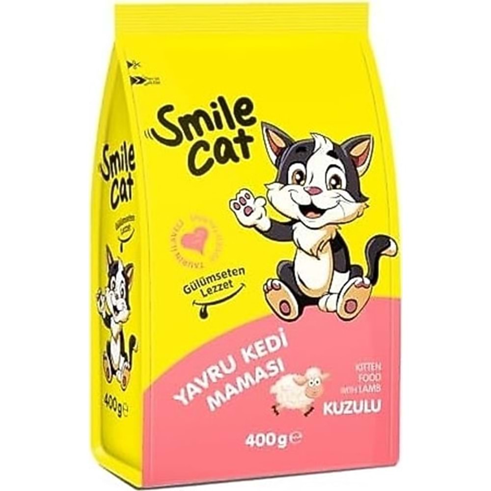 SMİLE CAT YAVRU KEDİ KUZULU 400 GR