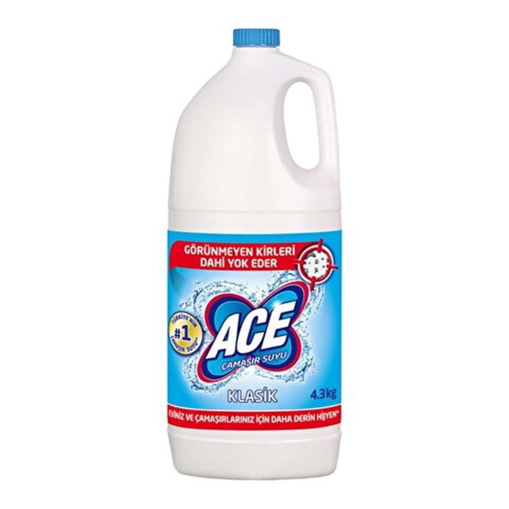 ACE EL VE MATİK ÇAMAŞIR SUYU ULTRA 4 L