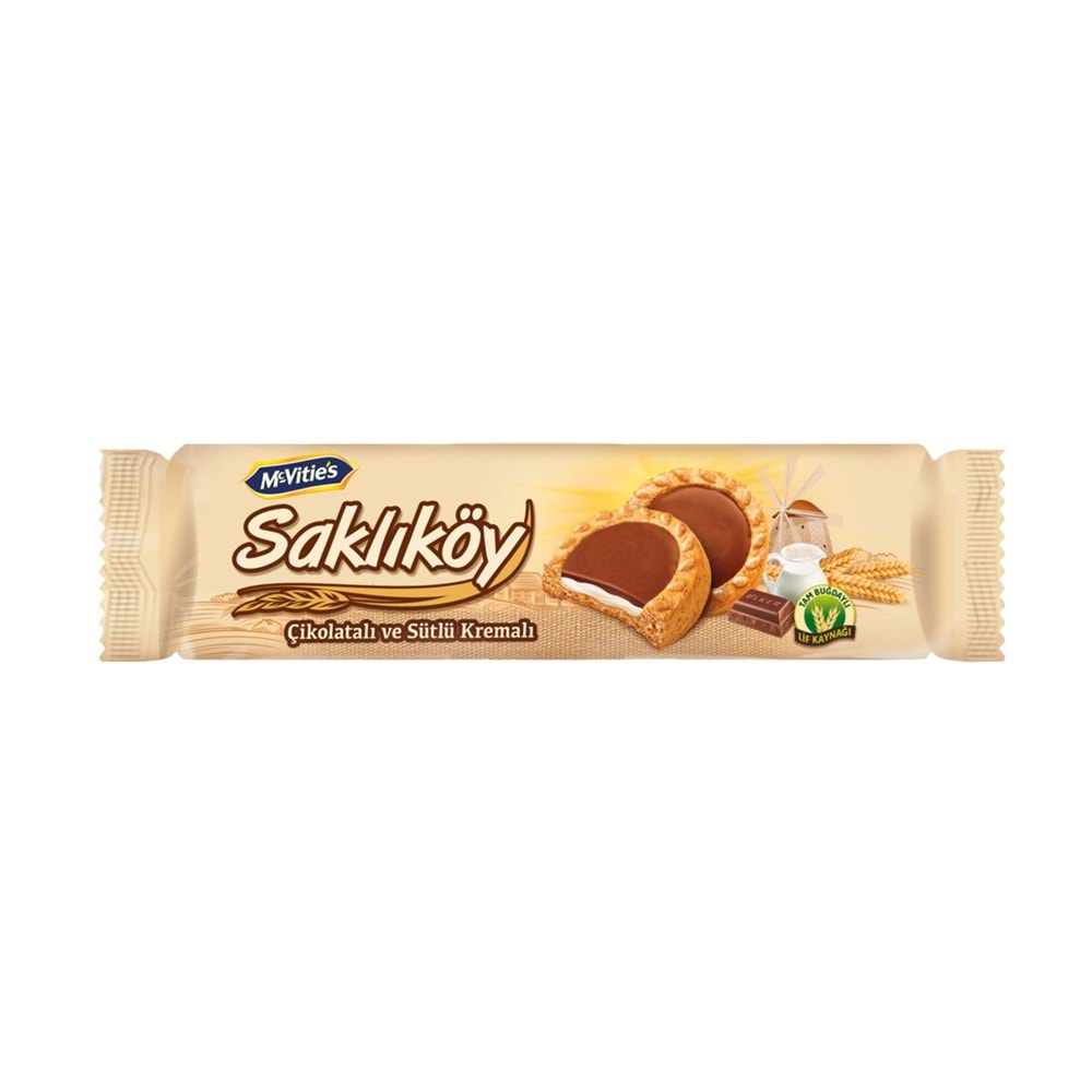 ÜLKER SAKLIKÖY ÇİK.VE SÜTLÜ BİSK 100 G