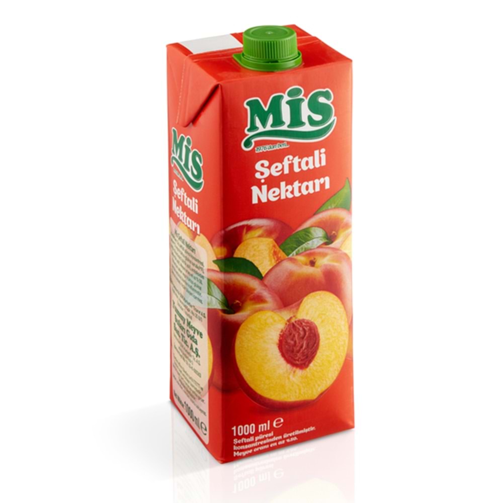 MİS ŞEFTALİ MEYVE NEKTARI 1 L