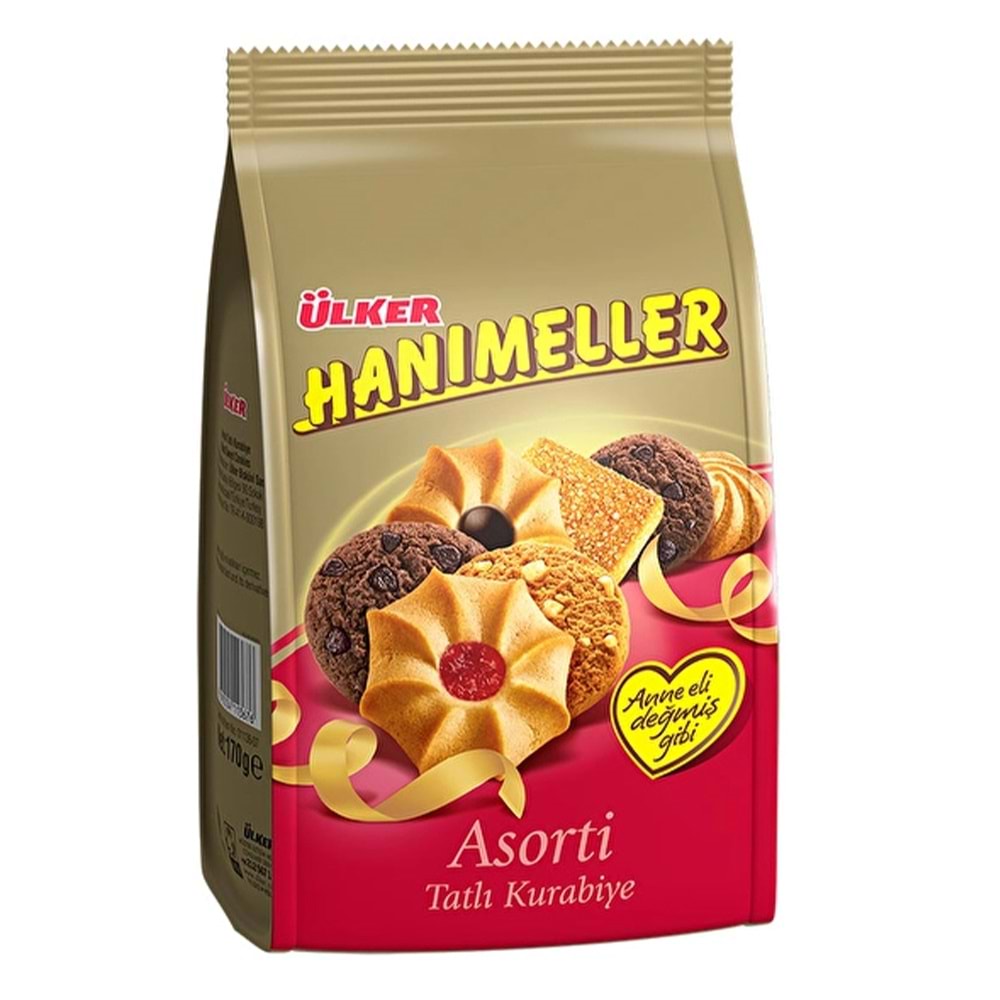 ÜLKER HANIMELLER ASORTİ BİSKÜVİ 150 G