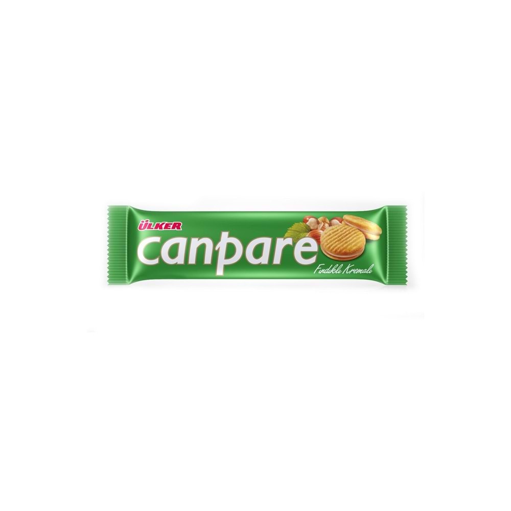 ÜLKER CANPARE FINDIK KREMALI BİSKÜVİ 81 G
