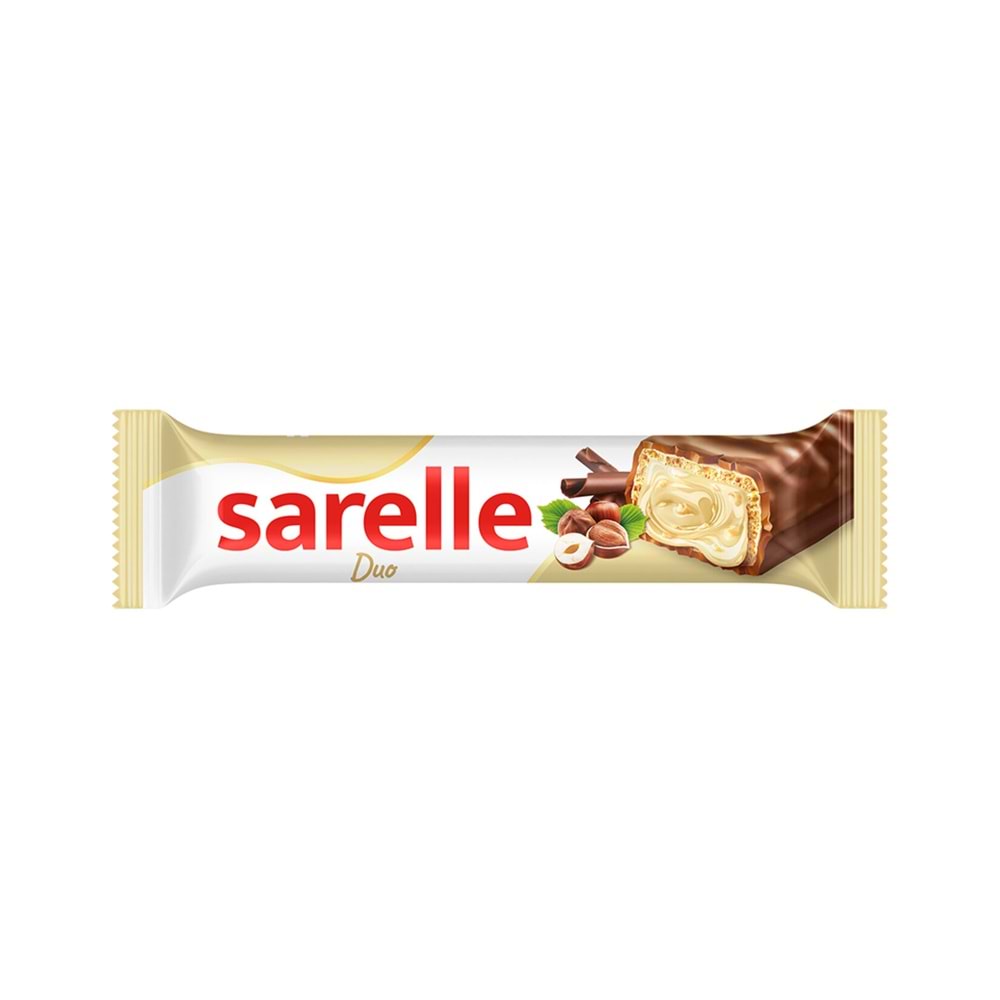 SARELLE DUO ÇİKOL. KAPLAMALI GOFRET 33 G
