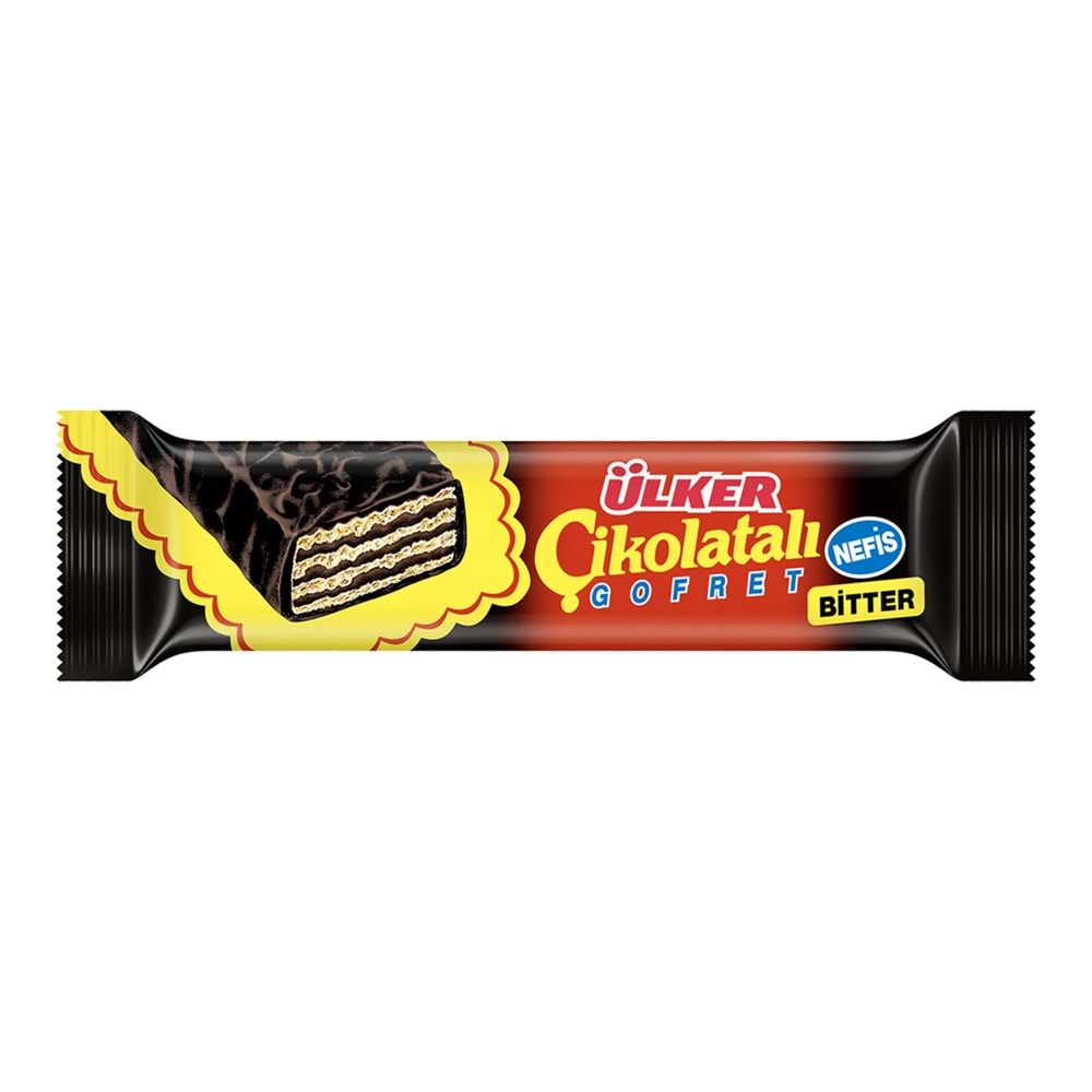 ÜLKER ÇİKOLATALI BİTTER GOFRET 36 G
