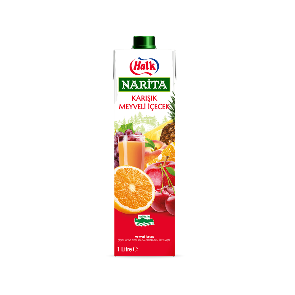 HALK NARİTA KARIŞIK MEYVELİ İÇECEK 1 L