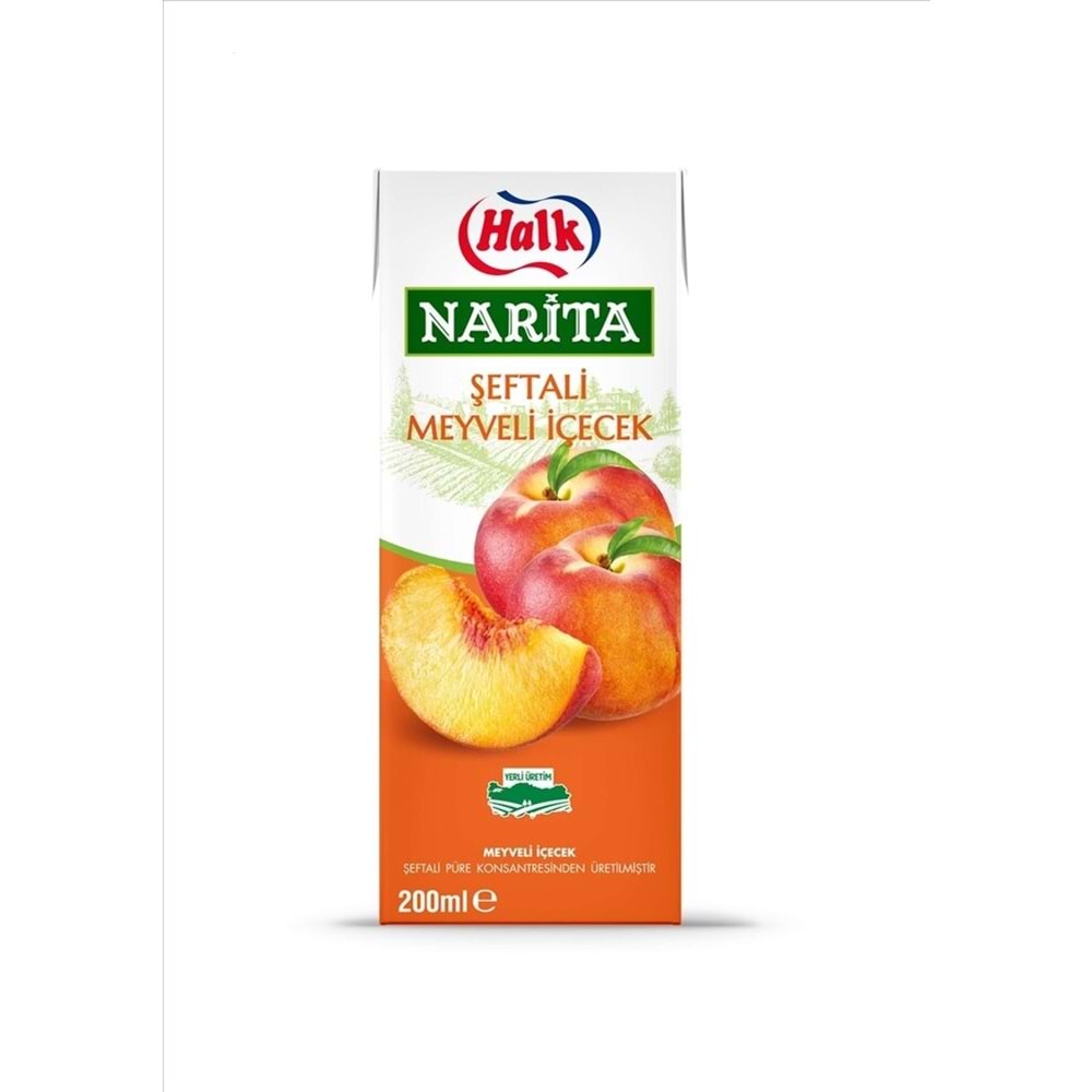 HALK NARİTA ŞEFTALİ M. İÇECEK 200 ML