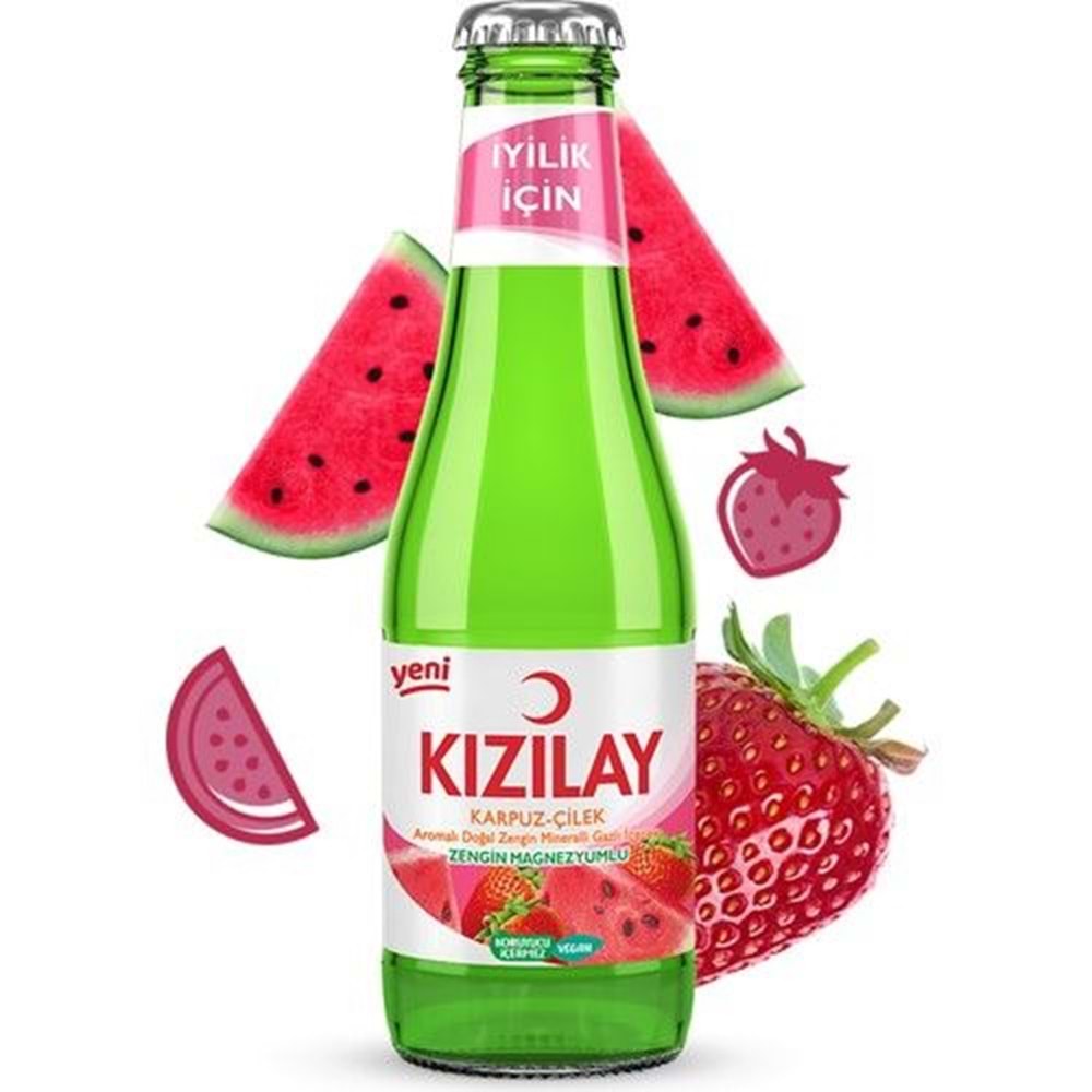 KIZILAY KARPUZ ÇİLEK SODA 200ML