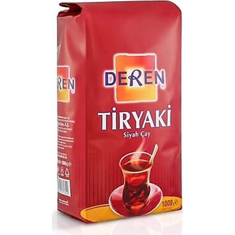 DEREN TİRYAKİ SİYAH ÇAY 1KG