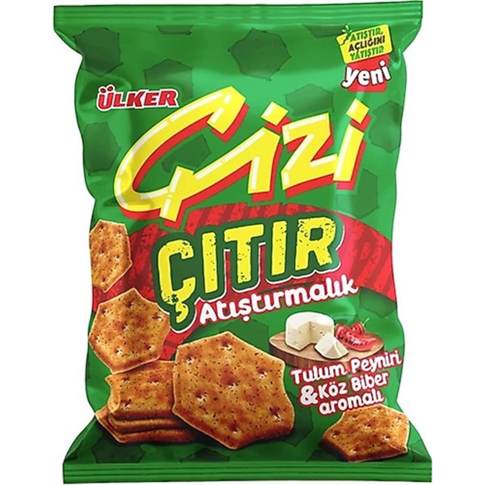 ÜLKER ÇİZİ ÇITIR TULUM PE&KÖZ BİBER 40 G