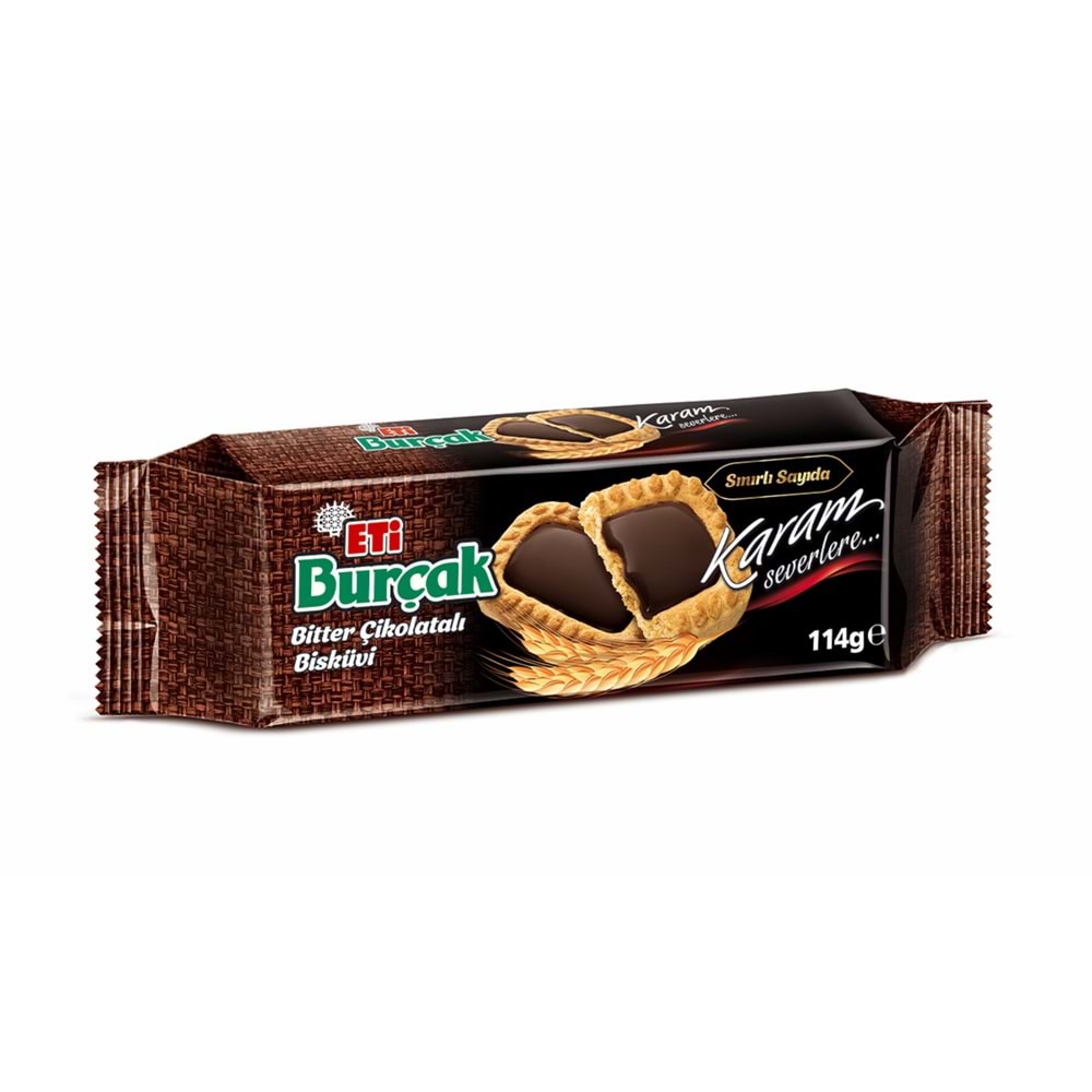 ETİ BURÇAK BİTTER ÇİKOLATALI 114 G