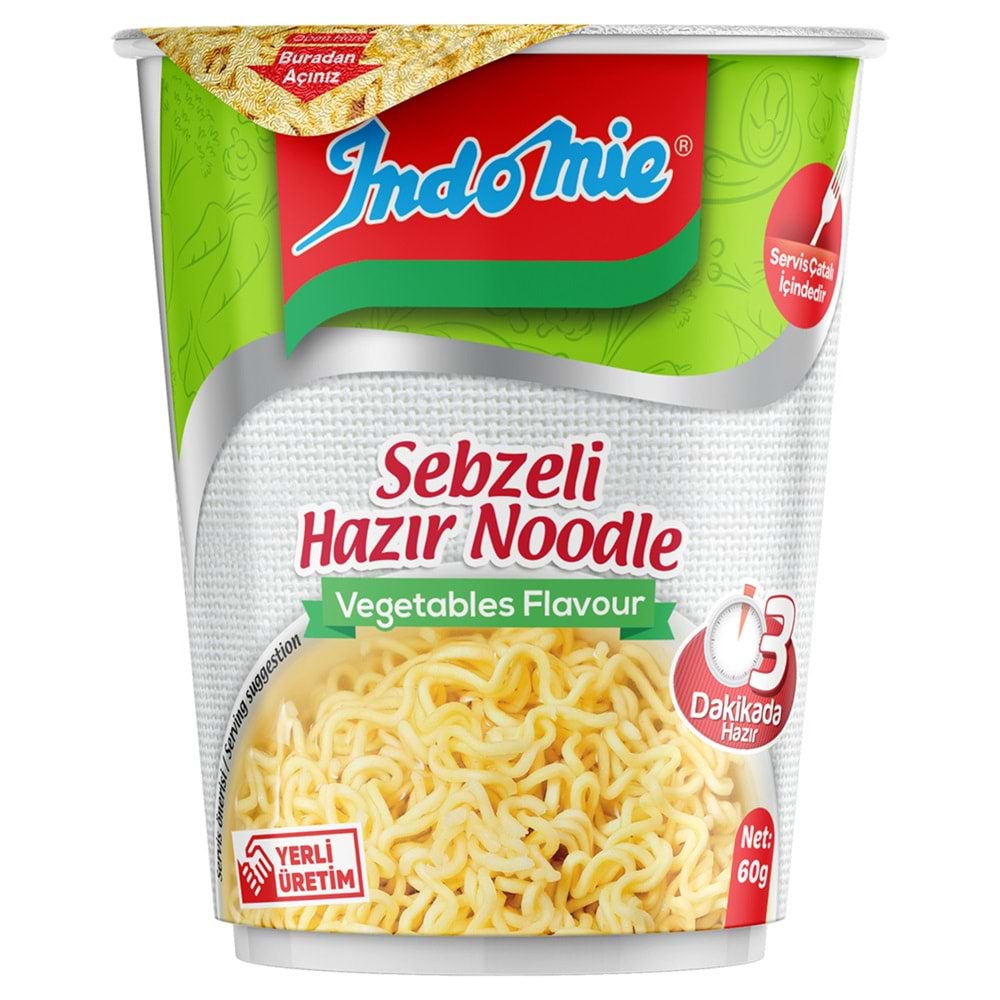 İNDOMİE SEBZE AROMALI BARDAK 60 G