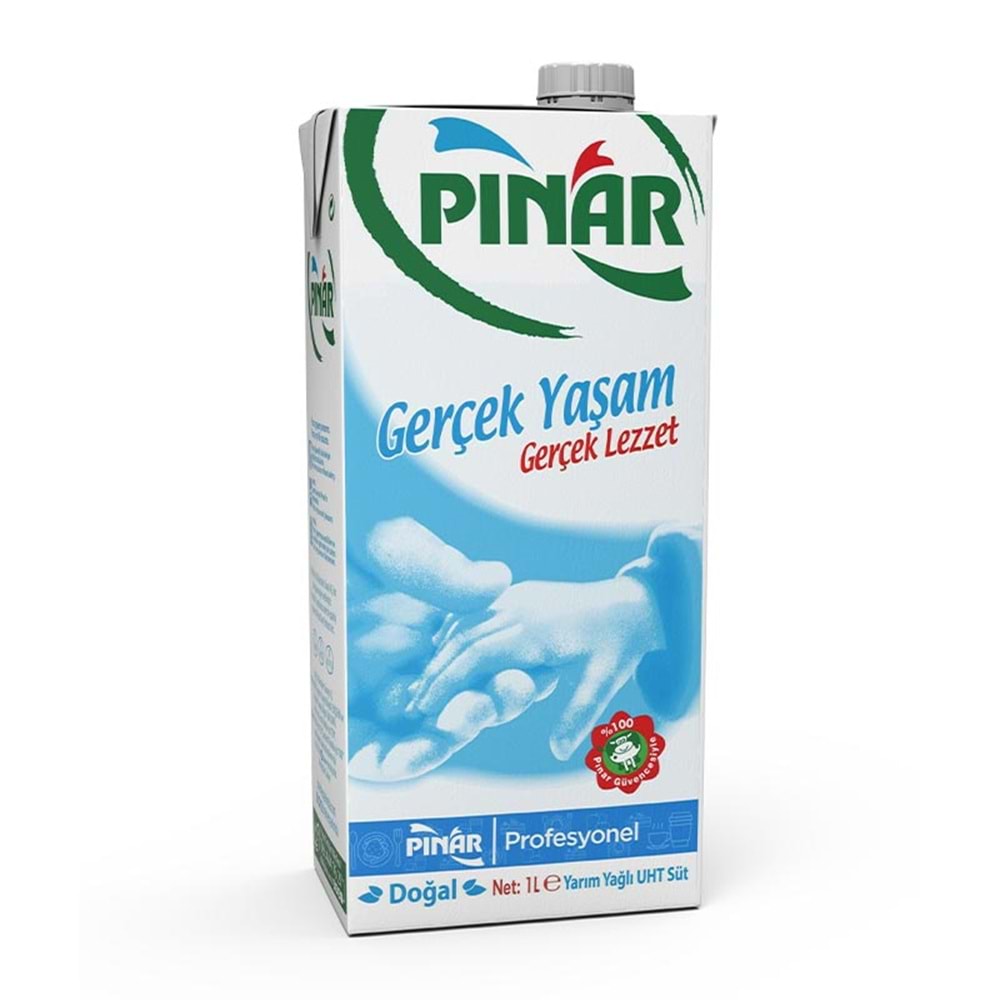 PINAR YARIM YAĞLI SÜT 1L %1