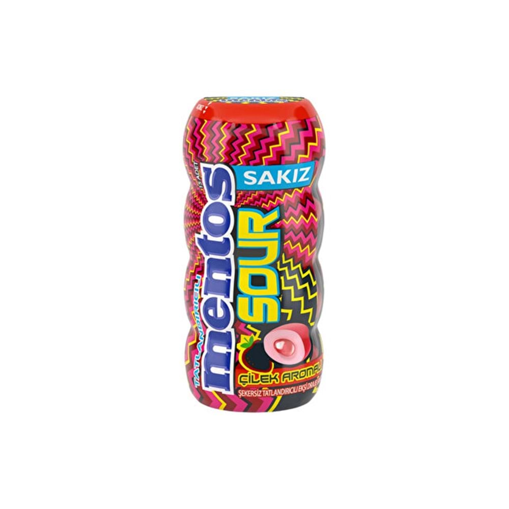 MENTOS SOUR GUM ÇİLEKLİ