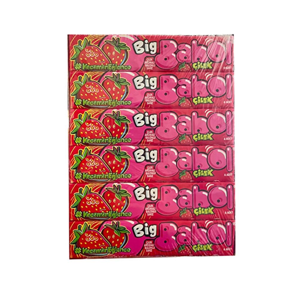 BİG BABOL ÇİLEK ARO. 6 AD 1 X