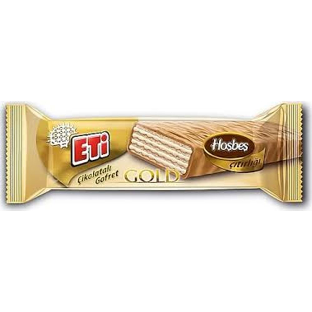 ETİ GOLD ÇİKOLATALI GOFRET 29.GR