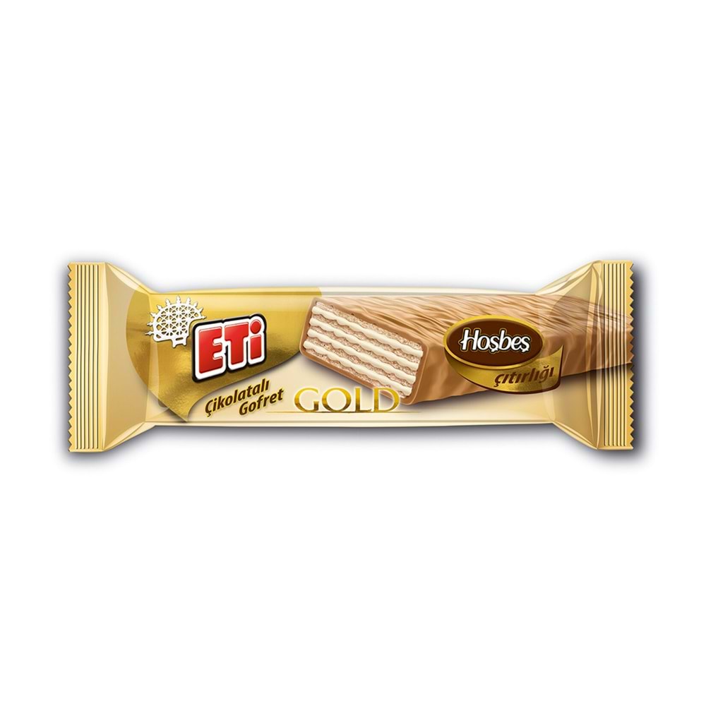 ETİ GOLD ÇİKOLATALI GOFRET 29.GR