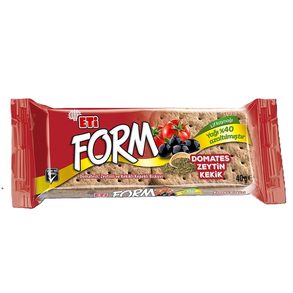 FORM KEPEKLİ DOMATES ZEYTİN KEKİK 40.GR