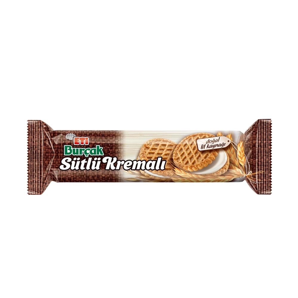 ETİ BURÇAK SÜTLÜ KREMALI BİSKÜVİ 100 G