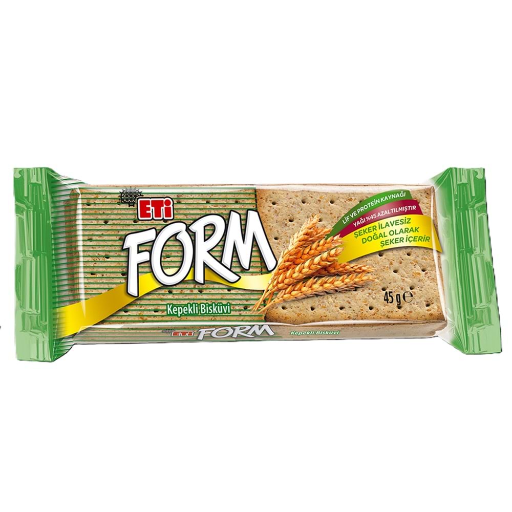 ETİ FORM KEPEKLİ BİSKÜVİ 45 G
