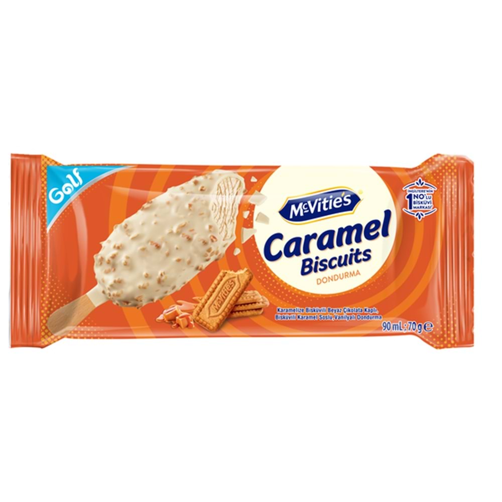 GOLF MCVİTİES CARAMEL 70 GR
