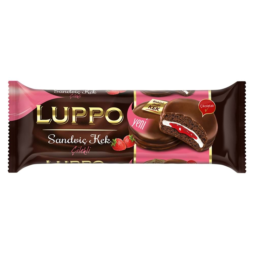 LUPPO SANDİVİÇ KEK ÇİLEKLİ 182G