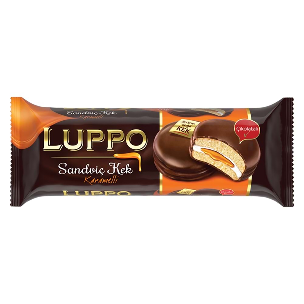 ŞÖLEN LUPPO SANDVİÇ KARAMELLİ KEK 182 G