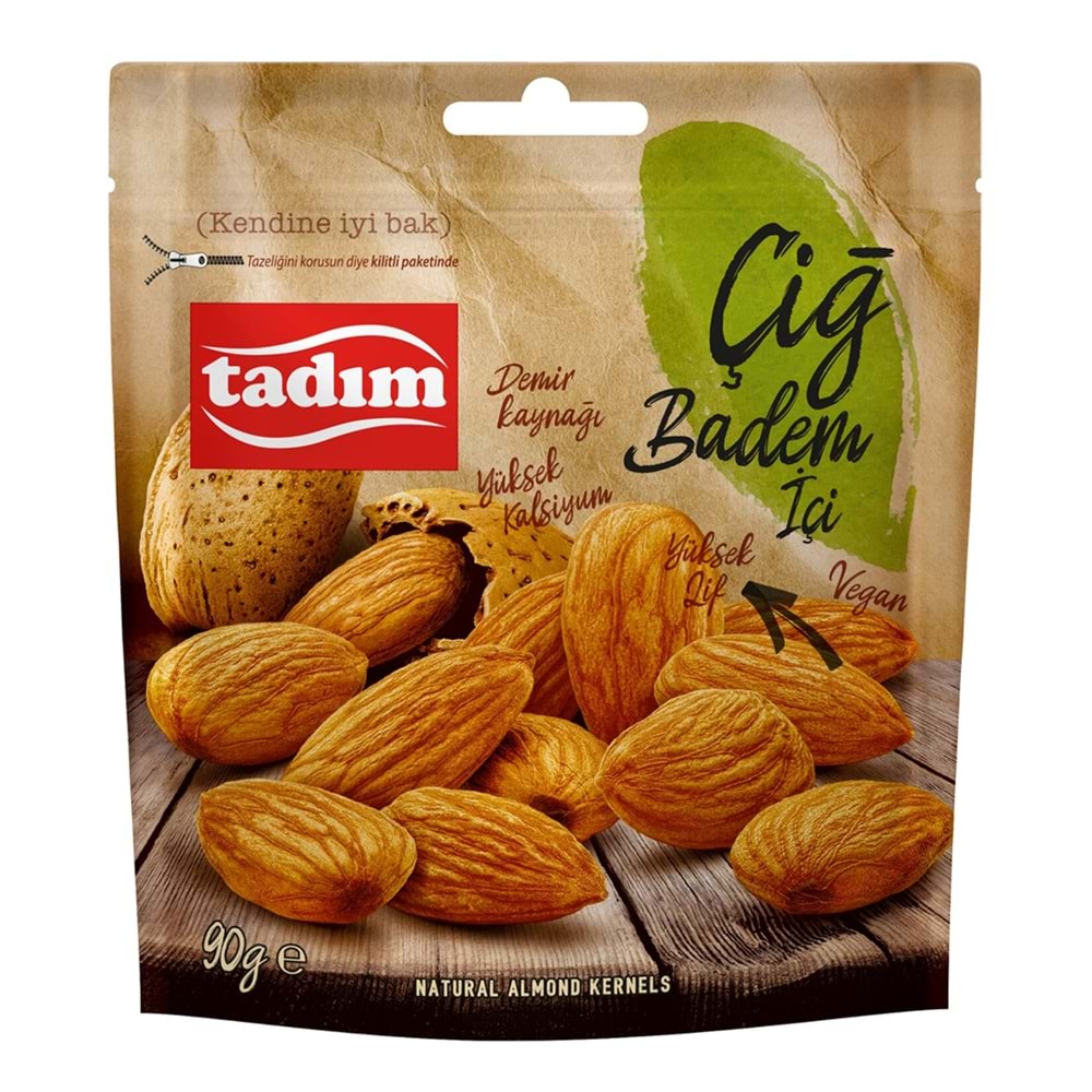 TADIM ÇİĞ BADEM İÇİ 90GR