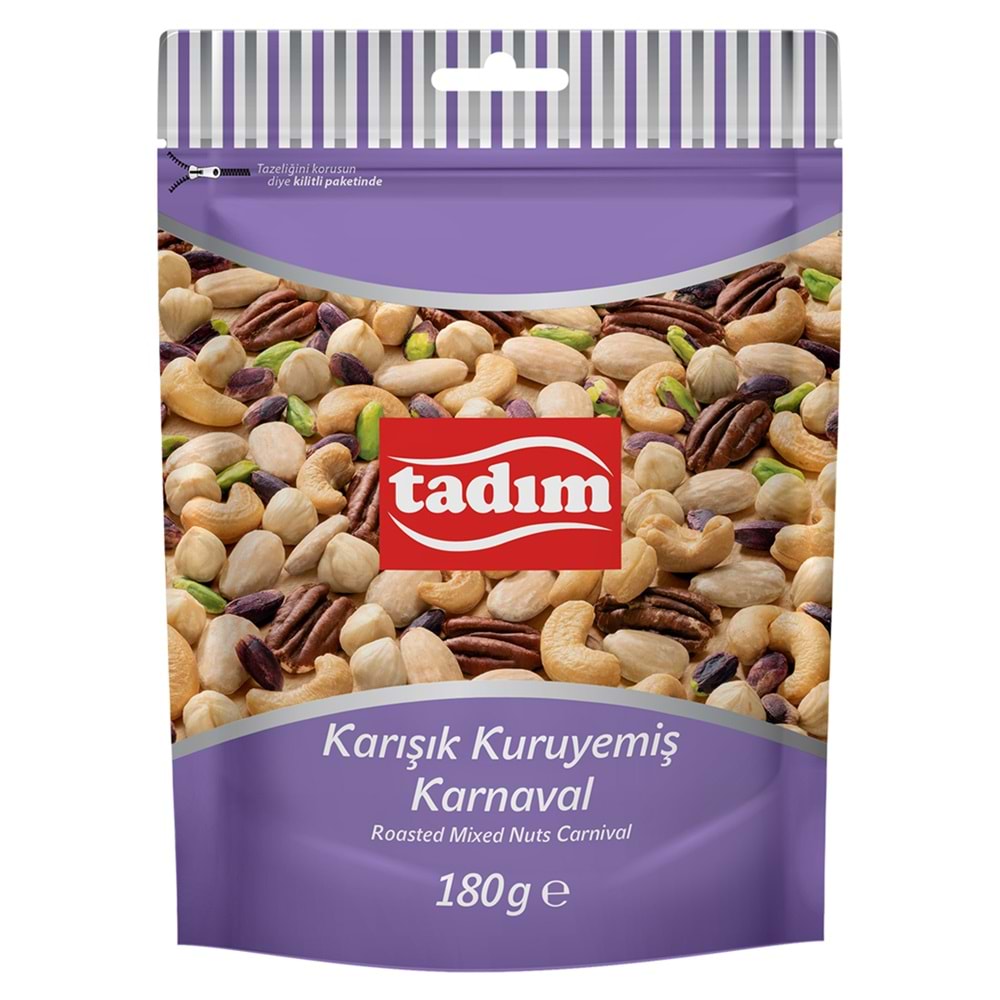 TADIM KARIŞIK KURUYEMİŞ KARNAVAL 180G