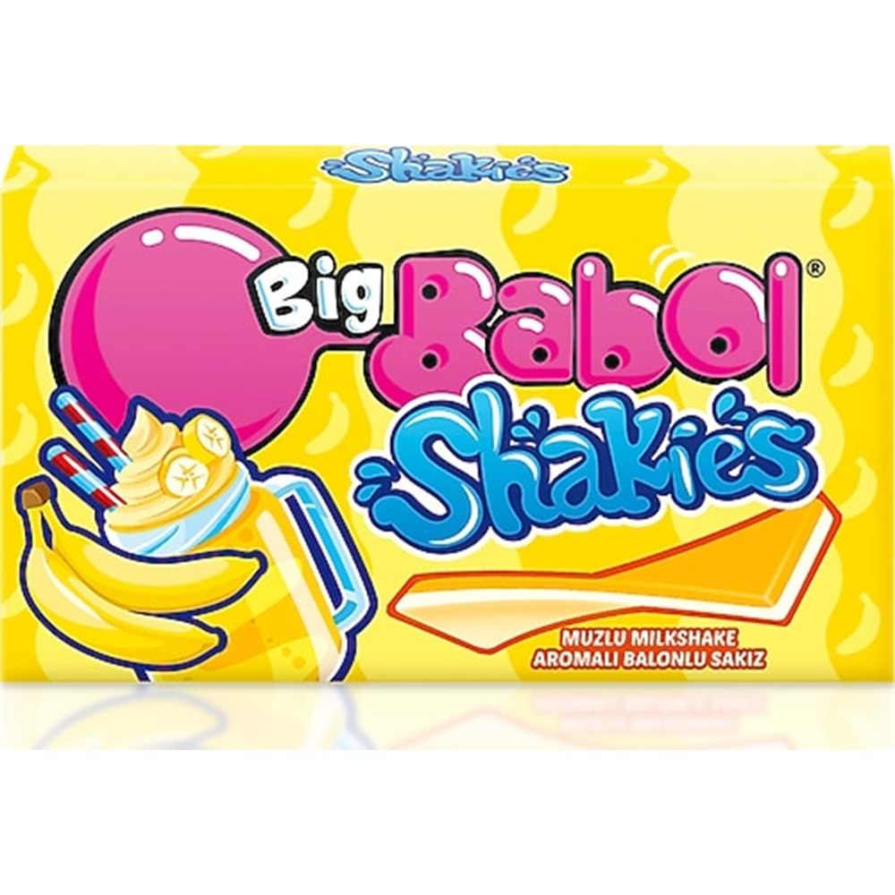 BIG BABOL SHAKES CÜZDAN MUZ AROMA 26 GR