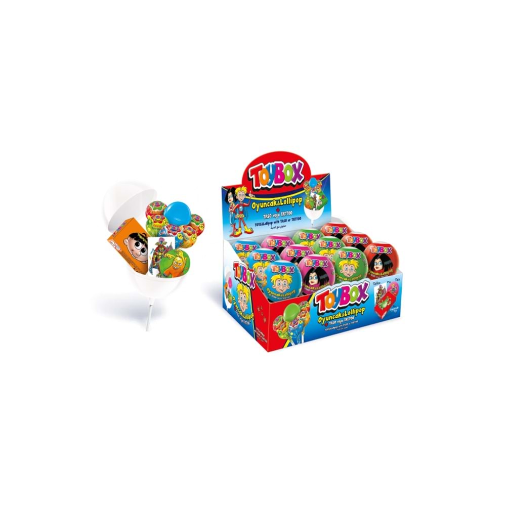 TOYBOX OYUNCAKLI LOLİPOP 10 G
