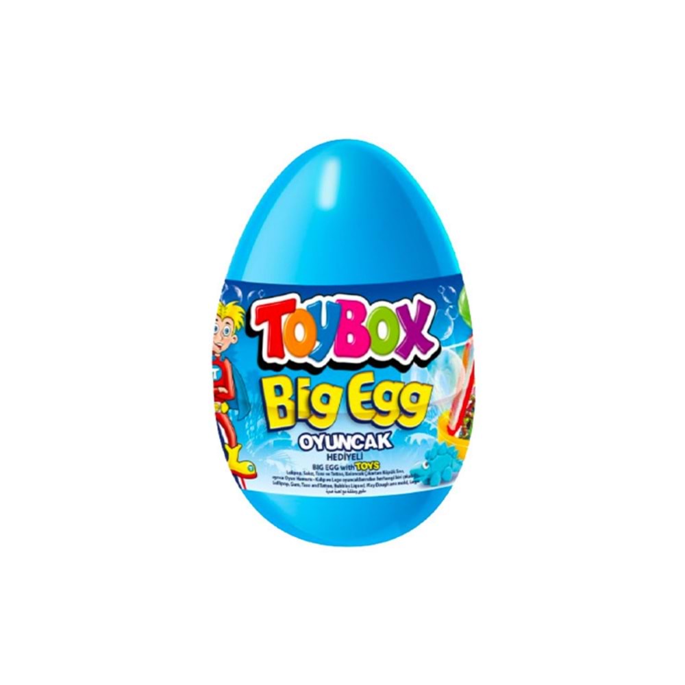 TOYBOX BIG EGG 12X2.5GR 2,5GR