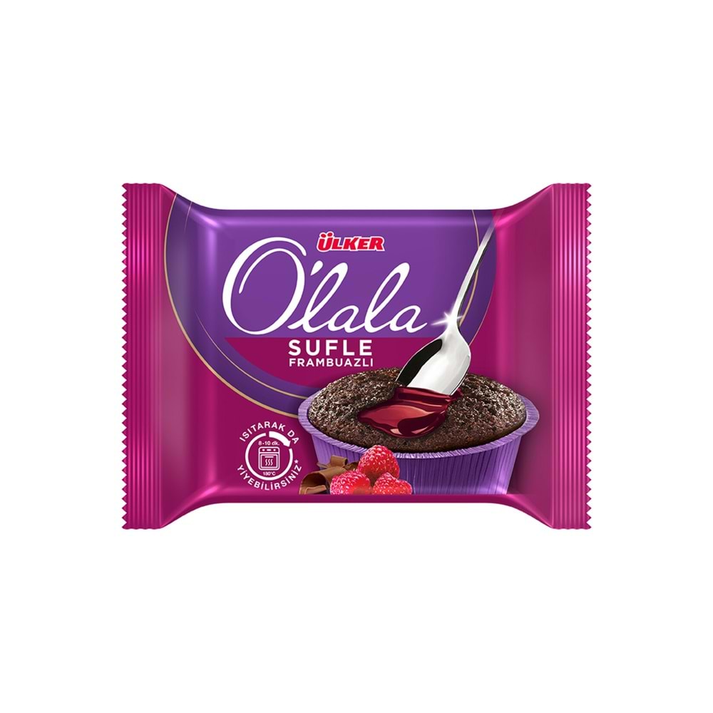ÜLKER OLALA SUFLE FRAMBUAZLI KEK 70 G