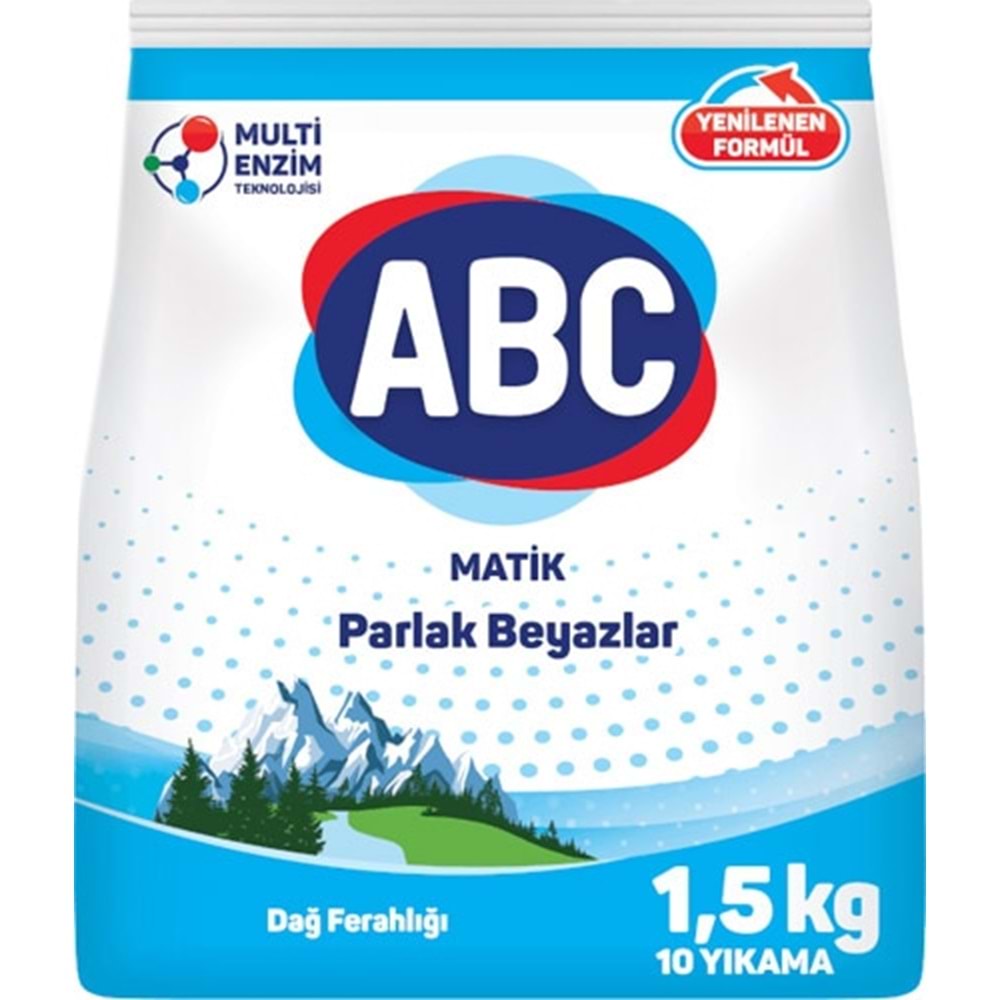 ABC TOZ ÇAMAŞIR DETERJANI 1,5 KG