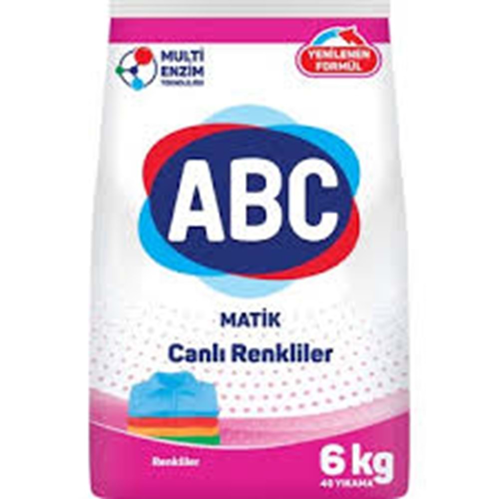 ABC MATİK RENKLİLER 6 KG