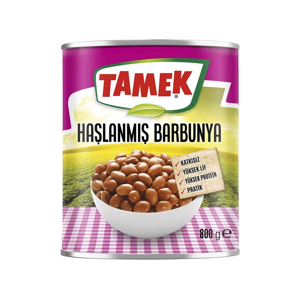 TAMEK HAŞLANMIŞ BARBUNYA 800 GR