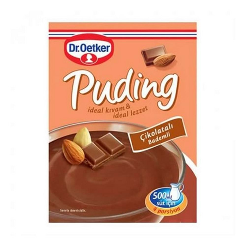 DR OETKER ÇİKOLATALI BADEMLİ PUDİNG 104G