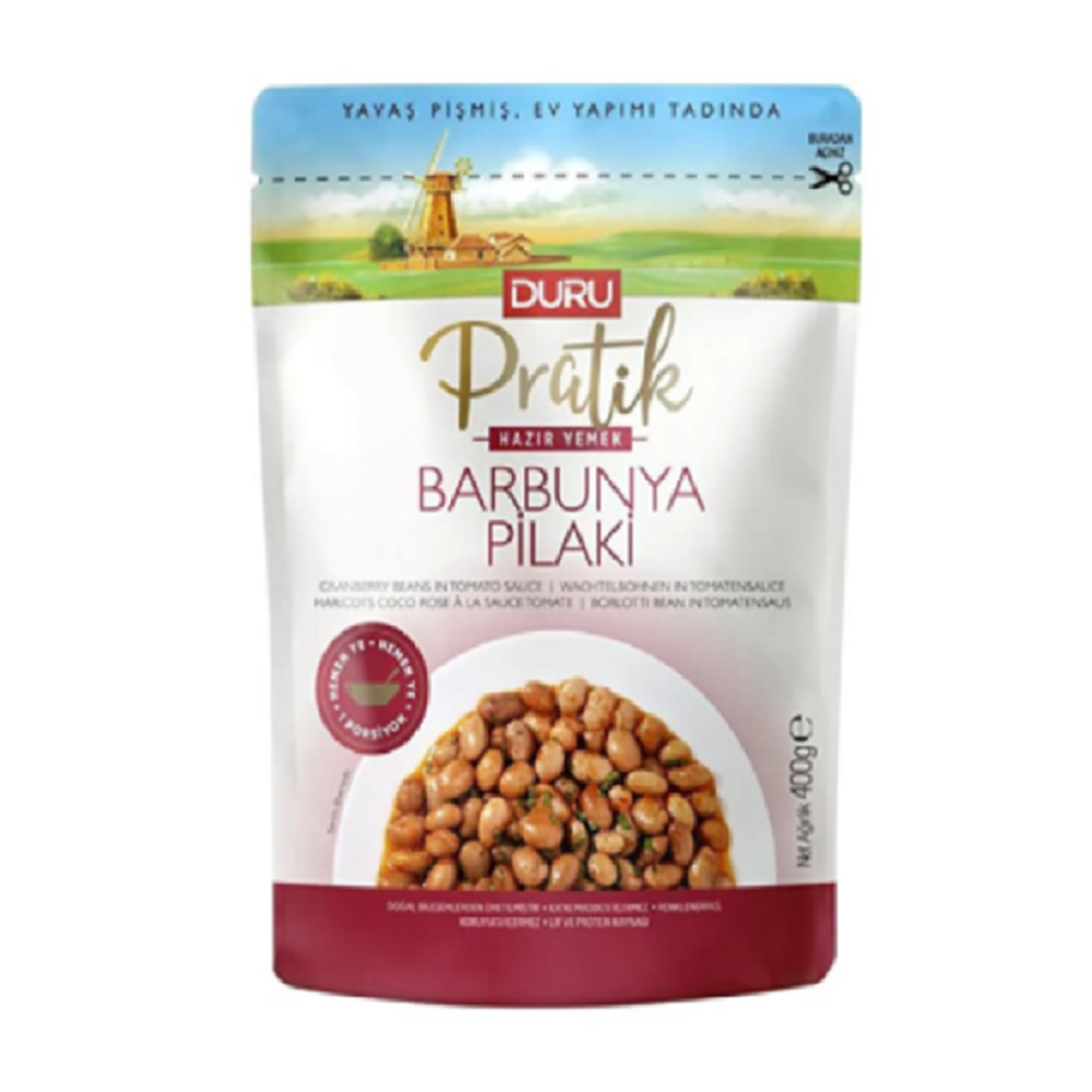 DURU HAZIR YEMEK BARBUNYA PİLAKİ 250.GR