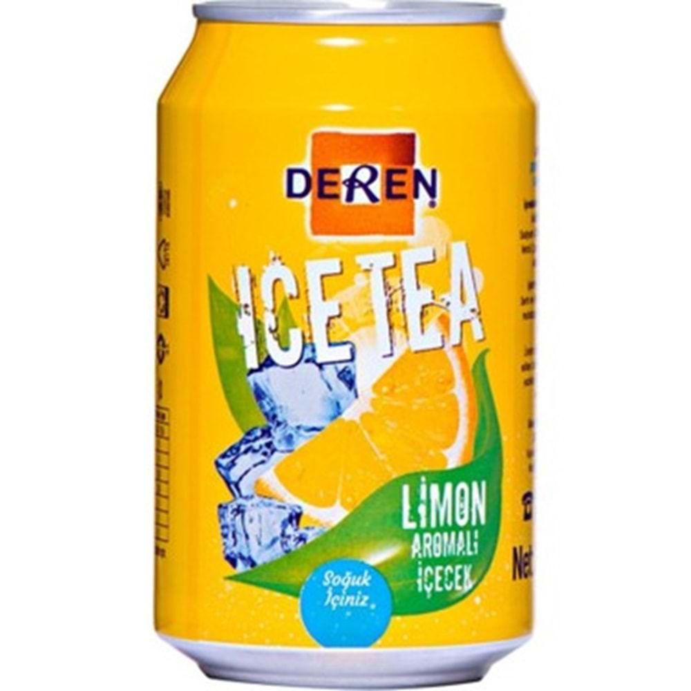 DEREN LİMON ICE TEA KUTU 330 ML