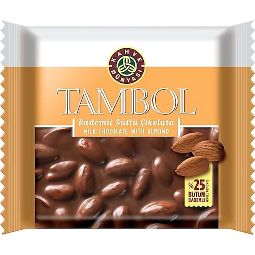 TAMBOL BADEMLİ ÇİKOLATA 77G