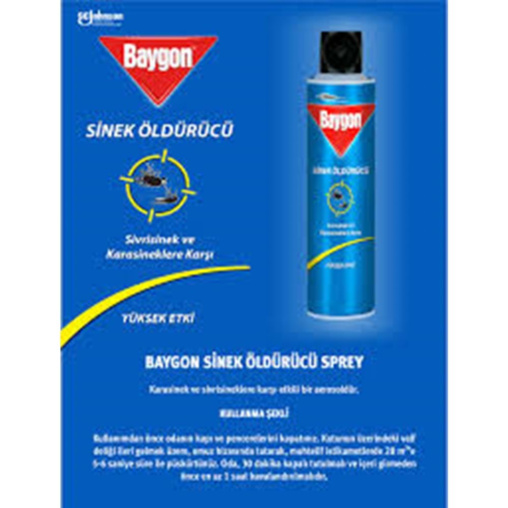 BAYGON SİNEKLERE KARŞI 300 ML