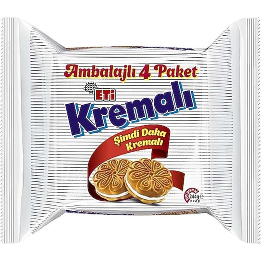 ETİ KREMALI 4*61.GR 224.GR