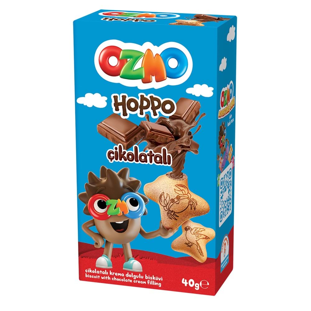 ŞÖLEN OZMO HOPPO ÇİKOLATALI BİSKÜVİ 40 G