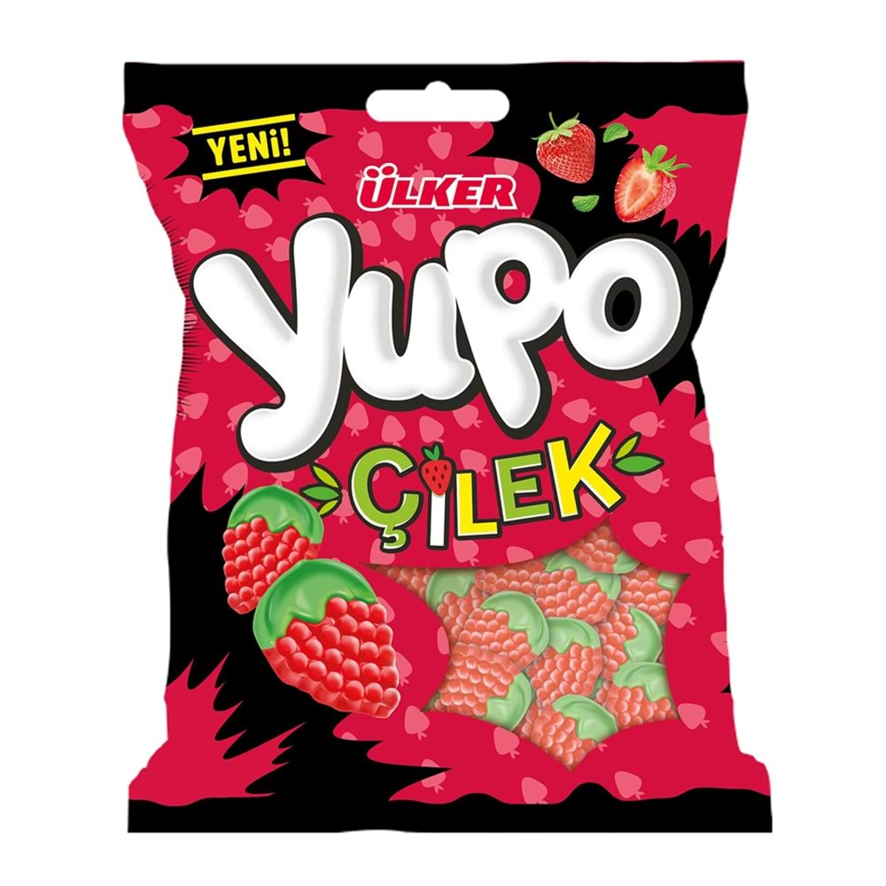 ÜLKER YUPO ÇİLEK JELİBON 80G