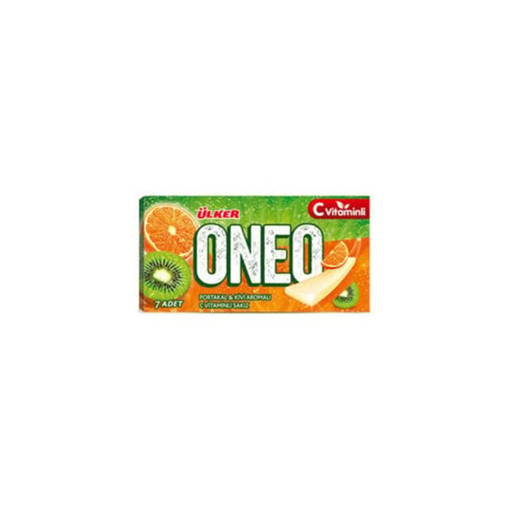 ÜLKER ONEO PORTAKAL&KİWİ AROMALI SAKIZ 14GR