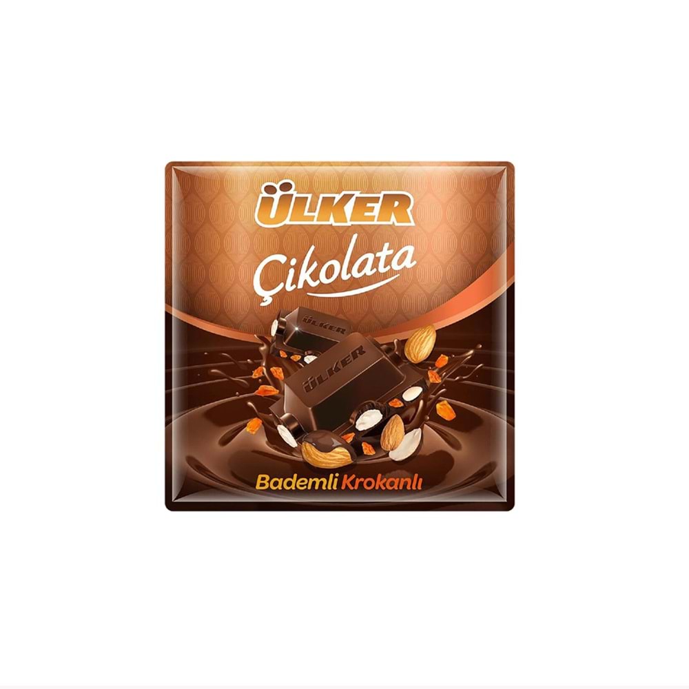 ÜLKER BALLI BADEM KROKANLI SÜTLÜ ÇİKOLATA 40GR