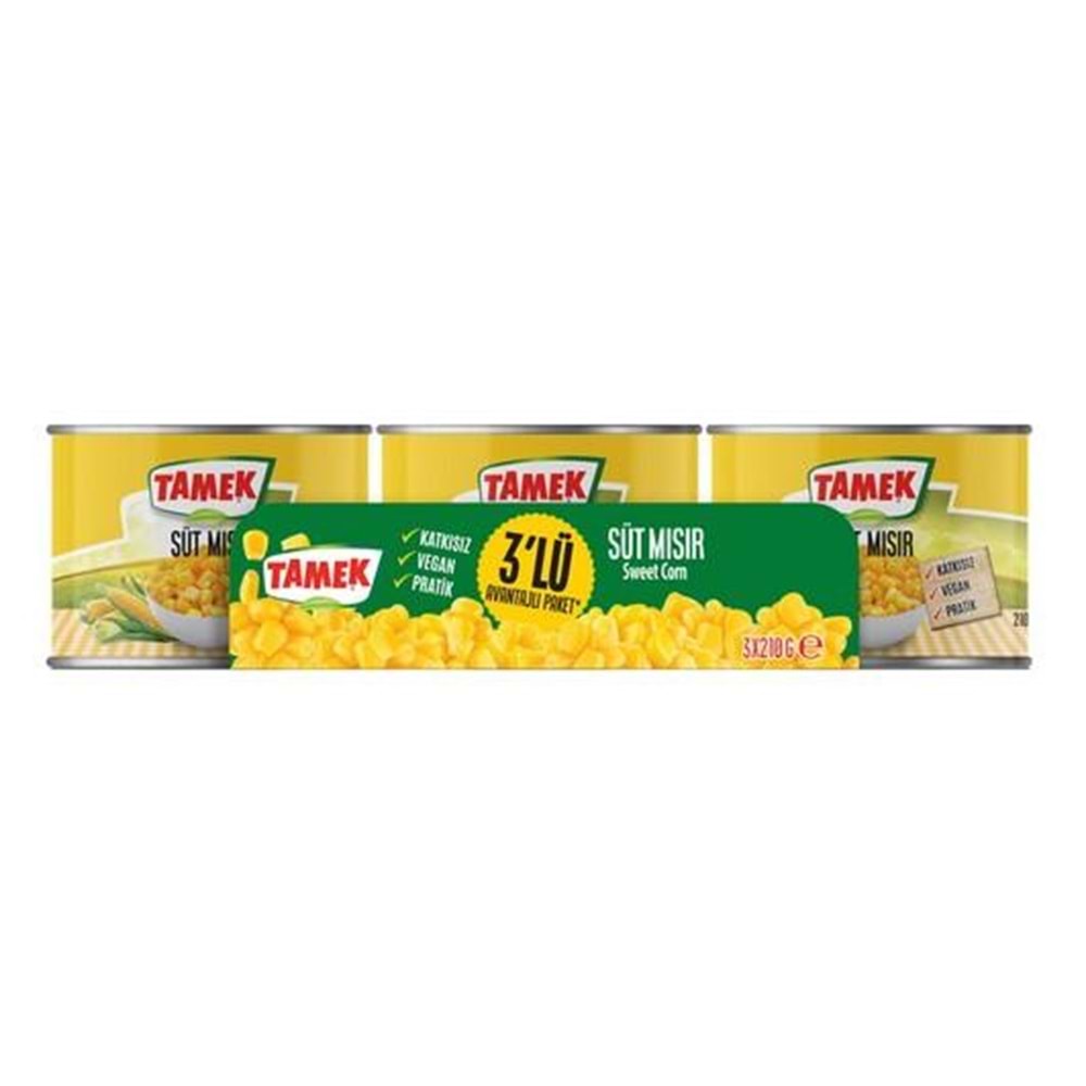 TAMEK SÜT MISIR 210 GR