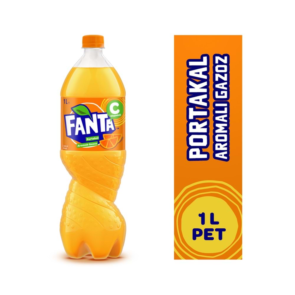 FANTA PORTAKALLI GAZOZ 1L