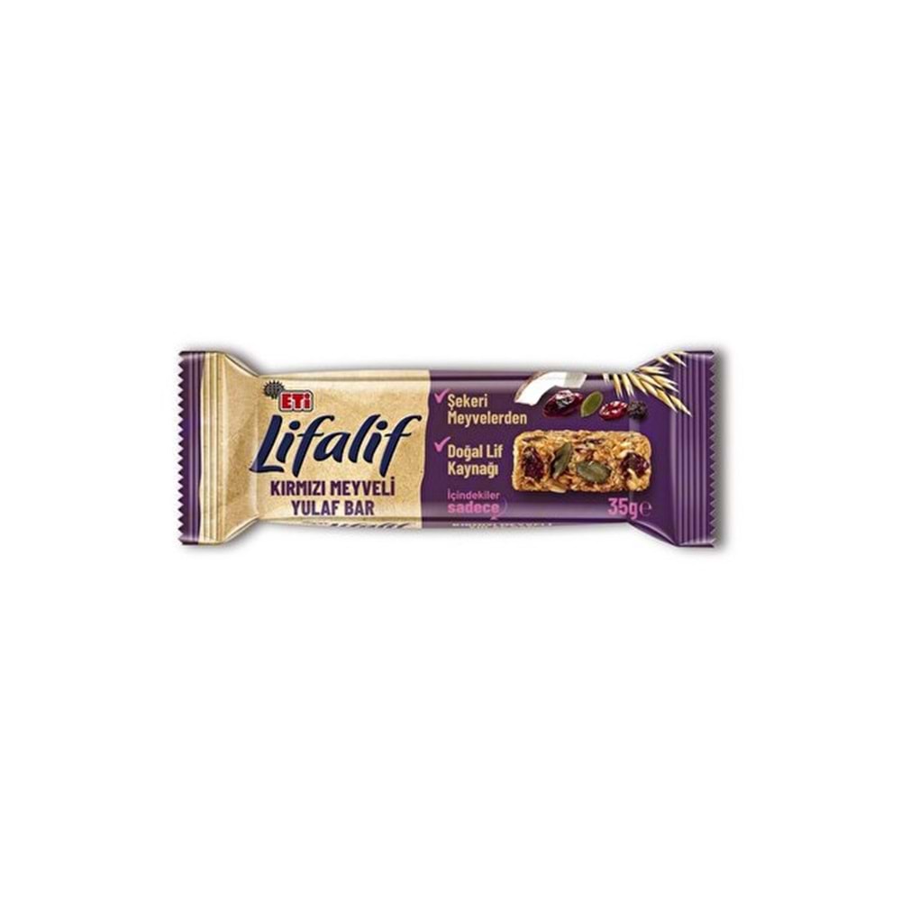 ETİ LİFALİF KIRMIZI MEYVELİ BAR 35G